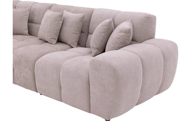 Goossens excellent hoekbank kubus beige stof - 8252075-gespiegeld-05