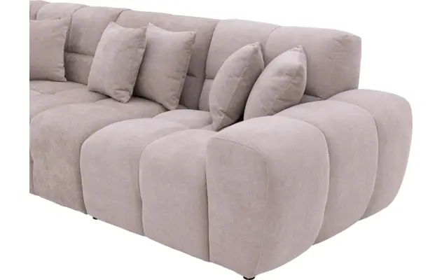 Goossens excellent hoekbank kubus beige stof - 8252075-gespiegeld-05