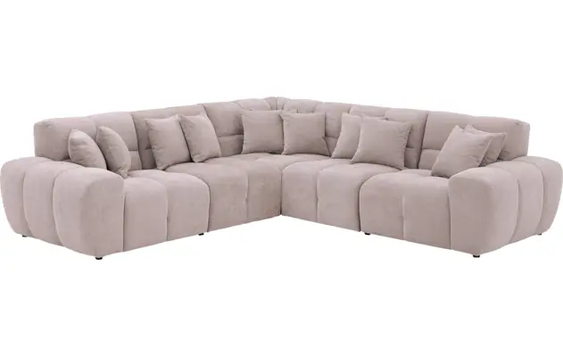 Goossens excellent hoekbank kubus beige stof - 8252076-goossens-excellent-kubus-bank-stof-beige-02