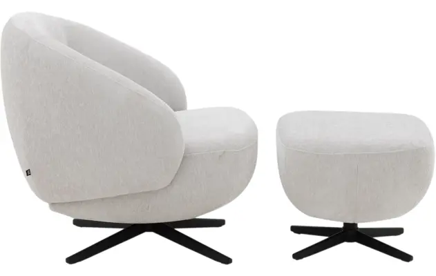 Goossens draaifauteuil saar beige stof - 8252085-goossens-saar-fauteuil-stof-03