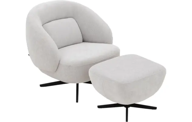 Goossens draaifauteuil saar beige stof - 8252085-goossens-saar-fauteuil-stof-04
