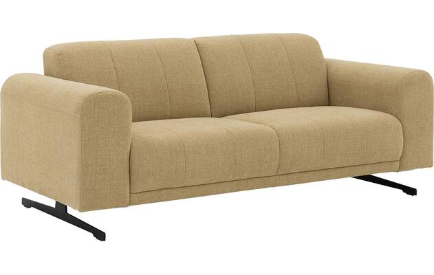 Goossens zitbank mellow geel stof - 8252086-goossens-mellow-bank-stof-geel-02