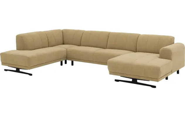 Goossens u bank mellow geel stof - 8252087-gespiegeld-03