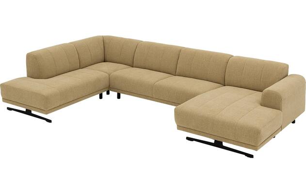 Goossens u bank mellow geel stof - 8252087-gespiegeld-04