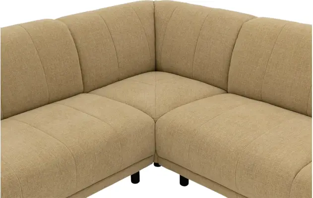 Goossens u bank mellow geel stof - 8252087-gespiegeld-07
