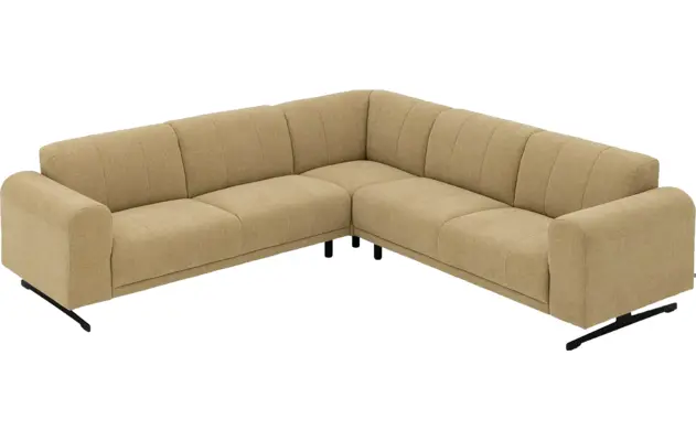 Goossens hoekbank mellow geel stof - 8252088-goossens-mellow-bank-stof-geel-03