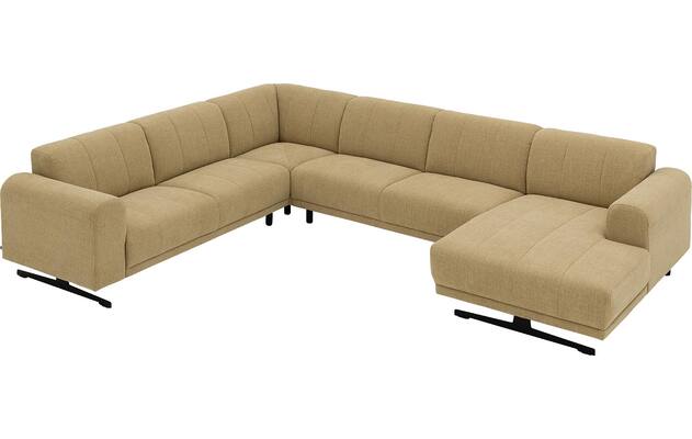 Goossens u bank mellow geel stof - 8252089-gespiegeld-04