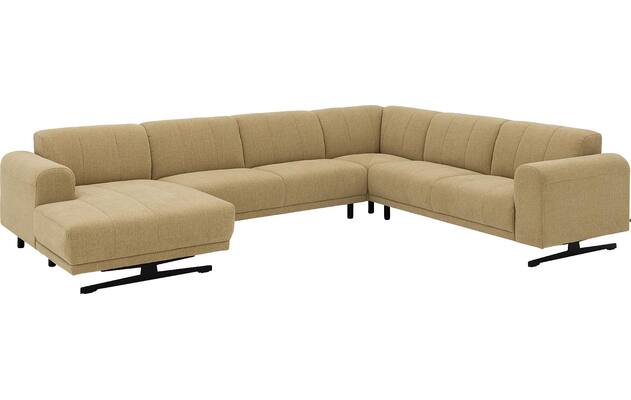 Goossens u bank mellow geel stof - 8252089-goossens-mellow-bank-stof-geel-02