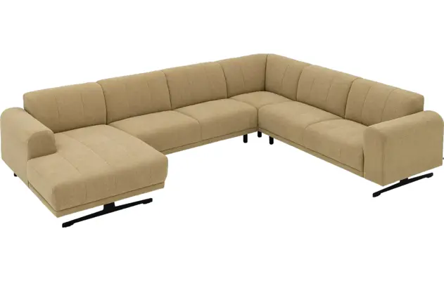 Goossens u bank mellow geel stof - 8252089-goossens-mellow-bank-stof-geel-03