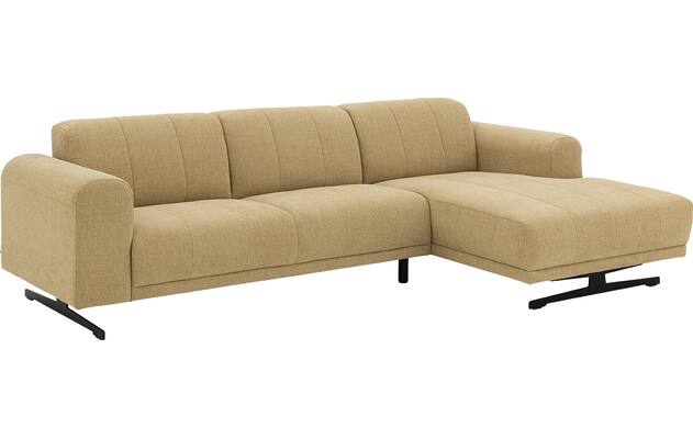 Goossens loungebank mellow geel stof - 8252090-gespiegeld-03