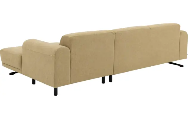 Goossens loungebank mellow geel stof - 8252090-gespiegeld-04