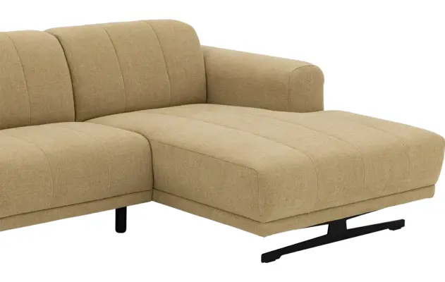 Goossens loungebank mellow geel stof - 8252090-gespiegeld-06