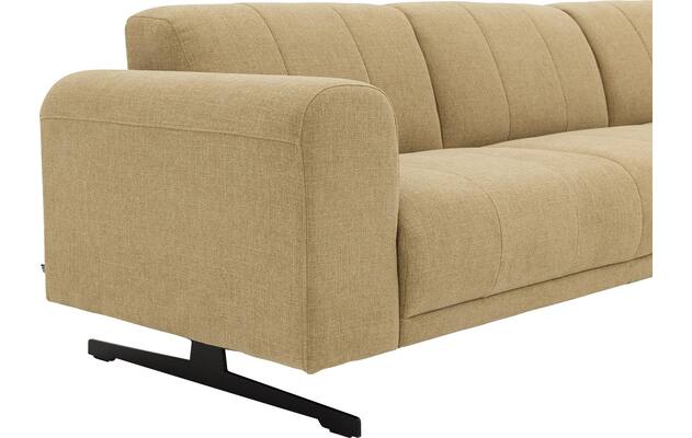 Goossens loungebank mellow geel stof - 8252090-gespiegeld-07