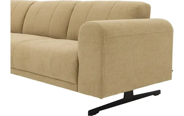 Goossens loungebank mellow geel stof - 8252090-goossens-mellow-bank-stof-geel-06