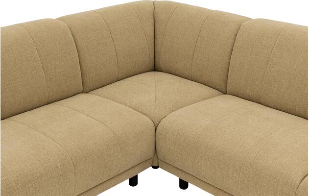 Goossens hoekbank mellow geel stof - 8252091-gespiegeld-14