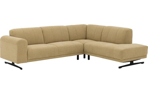Goossens hoekbank mellow geel stof - 8252091-goossens-mellow-bank-stof-geel-02