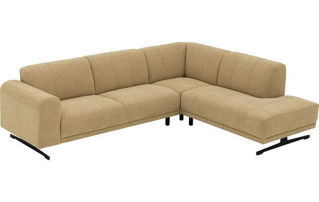 Goossens hoekbank mellow geel stof - 8252091-goossens-mellow-bank-stof-geel-04