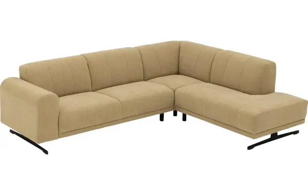 Goossens hoekbank mellow geel stof - 8252091-goossens-mellow-bank-stof-geel-04