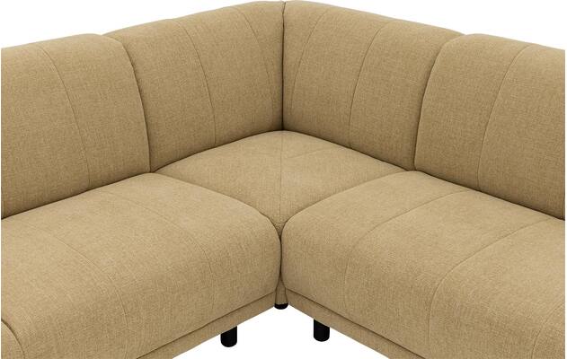 Goossens hoekbank mellow geel stof - 8252091-goossens-mellow-bank-stof-geel-05