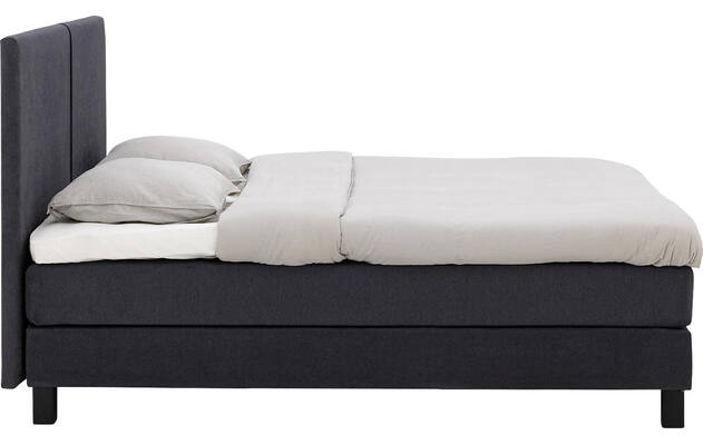 Goossens boxspring compleet gs 180 compleet grijs stof - 8252119-goossens-gs-180-boxspring-stof-04