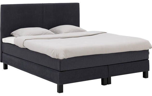 Goossens boxspring compleet gs 180 compleet grijs stof - 8252119-goossens-gs-180-boxspring-stof-05