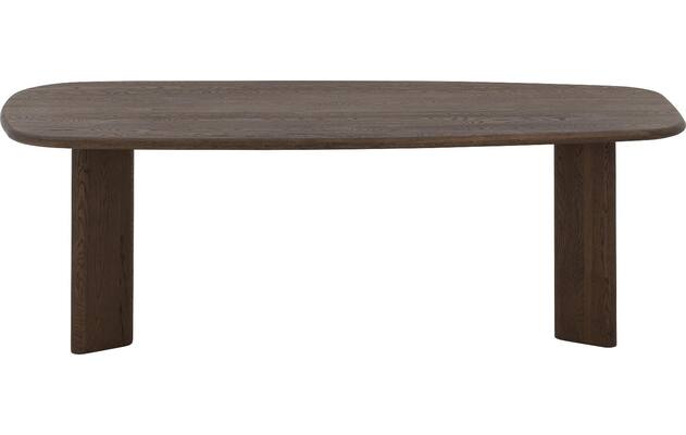 Goossens eettafel slim donker bruin eiken - 8252121-goossens-slim-eettafel-eiken-donker-bruin-01
