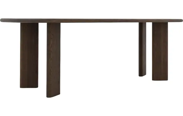Goossens eettafel slim donker bruin eiken - 8252121-goossens-slim-eettafel-eiken-donker-bruin-04