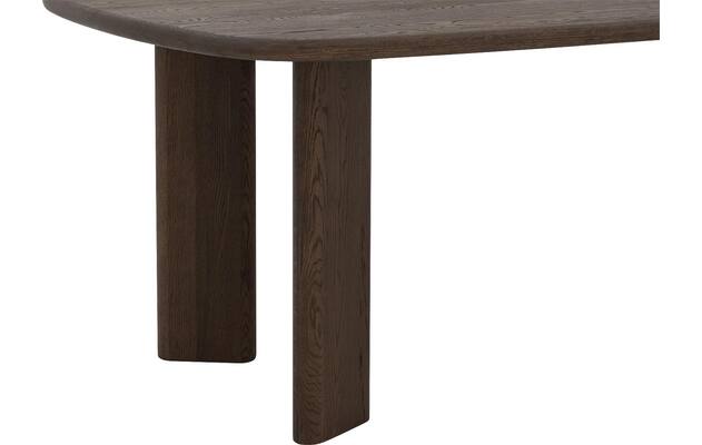 Goossens eettafel slim donker bruin eiken - 8252121-goossens-slim-eettafel-eiken-donker-bruin-05