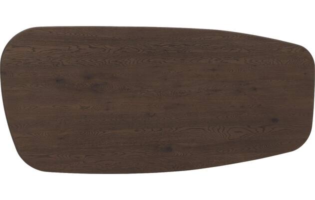 Goossens eettafel slim donker bruin eiken - 8252121-goossens-slim-eettafel-eiken-donker-bruin-10