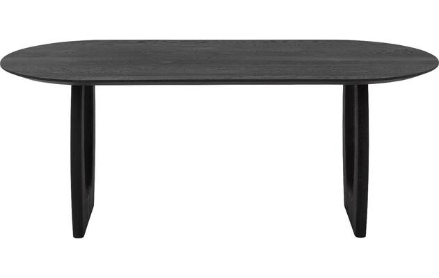 Goossens eettafel slim zwart eiken - 8252122-goossens-slim-eettafel-eiken-zwart-02