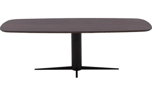 Goossens eettafel levi bruin eiken - 8252124-goossens-levi-eettafel-eiken-bruin-02