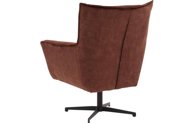 Goossens draaifauteuil como bruin stof - 8252125-goossens-como-fauteuil-stof-03