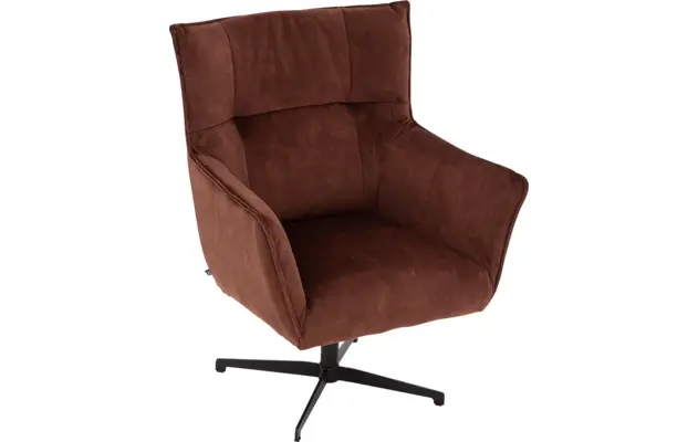 Goossens draaifauteuil como bruin stof - 8252125-goossens-como-fauteuil-stof-06