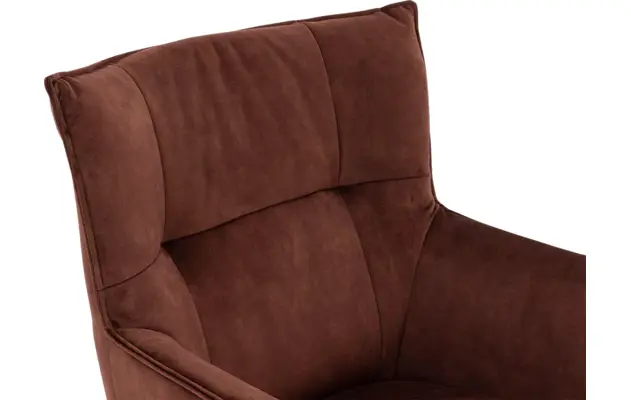 Goossens draaifauteuil como bruin stof - 8252125-goossens-como-fauteuil-stof-07