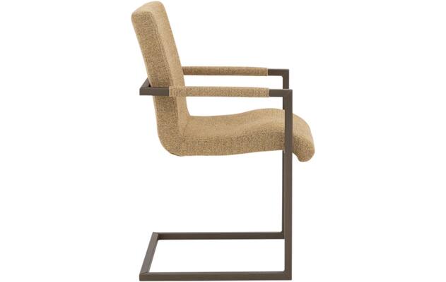 Goossens eetkamerstoel sturdy geel stof - 8252128-goossens-sturdy-eetkamerstoel-stof-geel-03