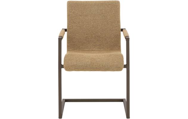 Goossens eetkamerstoel sturdy geel stof - 8252128-goossens-sturdy-eetkamerstoel-stof-geel-04