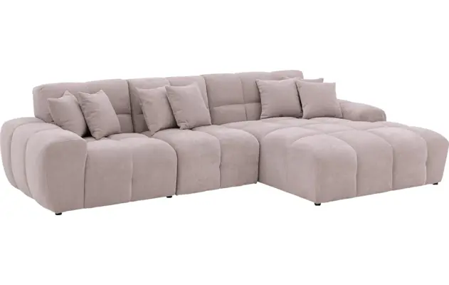 Goossens excellent loungebank kubus beige stof - 8252130-gespiegeld-03