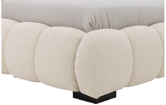 Goossens gestoffeerd bedframe cloud xl storage beige stof - 8252131-goossens-cloud-storage-bedframe-stof-08