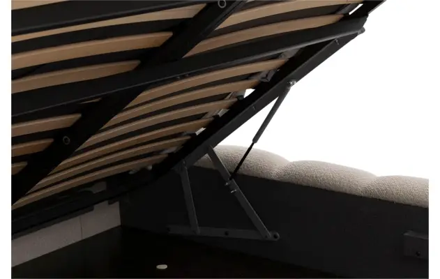 Goossens gestoffeerd bedframe cloud xl storage beige stof - 8252131-goossens-cloud-storage-bedframe-stof-12