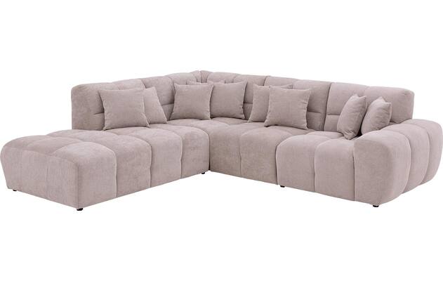 Goossens excellent hoekbank kubus beige stof - 8252132-gespiegeld-03