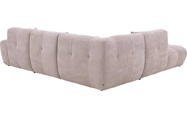 Goossens excellent hoekbank kubus beige stof - 8252132-gespiegeld-04