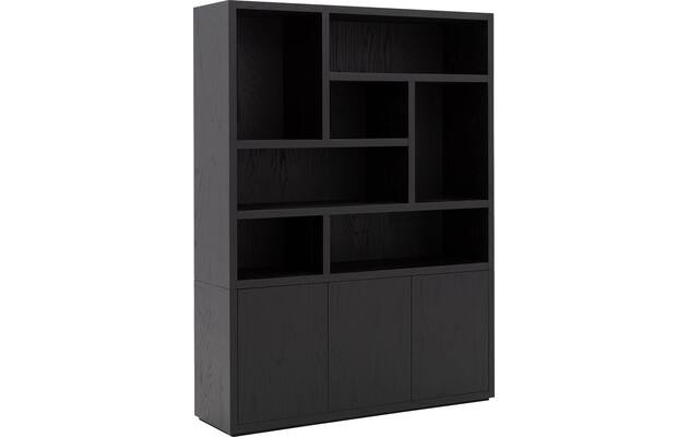 Goossens buffetkast barcelona zwart eiken - 8252133-goossens-barcelona-buffetkast-eiken-03