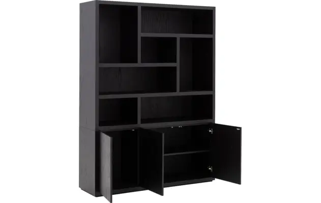 Goossens buffetkast barcelona zwart eiken - 8252133-goossens-barcelona-buffetkast-eiken-04