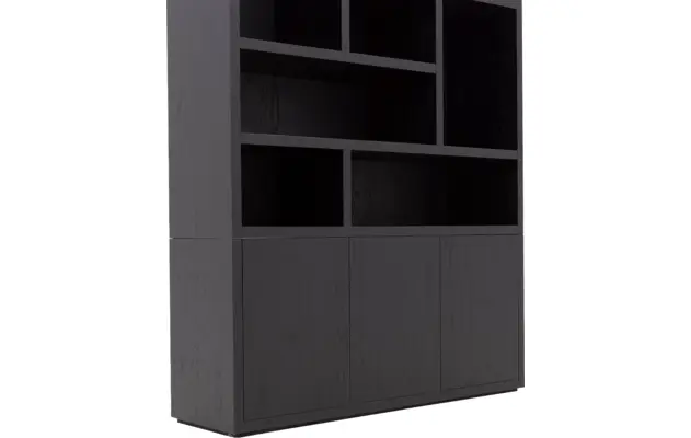 Goossens buffetkast barcelona zwart eiken - 8252133-goossens-barcelona-buffetkast-eiken-06