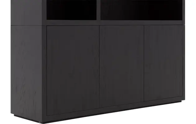 Goossens buffetkast barcelona zwart eiken - 8252133-goossens-barcelona-buffetkast-eiken-07