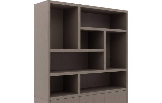 Goossens buffetkast barcelona bruin eiken - 8252134-goossens-barcelona-buffetkast-eiken-05