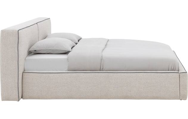Goossens gestoffeerd bedframe arona storage grijs stof - 8252157-goossens-arona-storage-bedframe-stof-06