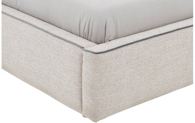 Goossens gestoffeerd bedframe arona storage grijs stof - 8252157-goossens-arona-storage-bedframe-stof-08