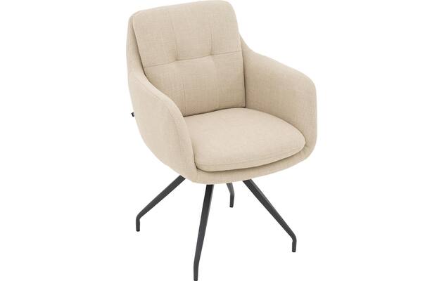 Goossens eetkamerstoel mirthe beige stof - 8252167-goossens-mirthe-eetkamerstoel-stof-beige-06