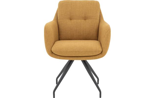 Goossens eetkamerstoel mirthe geel stof - 8252168-goossens-mirthe-eetkamerstoel-stof-geel-03